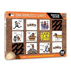Officially Licensed MLB Licensed Memory Match Game - San Francisco