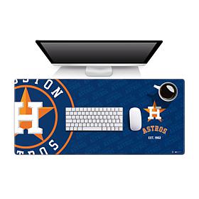 Officially Licensed MLB Logo Series Desk Pad - Houston Astros