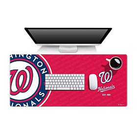 Officially Licensed MLB Logo Series Desk Pad - Washington Nationals