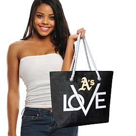 Officially Licensed MLB Love Tote - Oakland Athletics