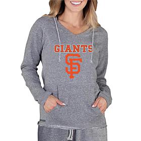 Officially Licensed MLB Mainstream Ladies L/S Hooded Top - Giants