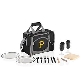 Officially Licensed MLB Malibu Picnic Basket Cooler - Pittsburgh