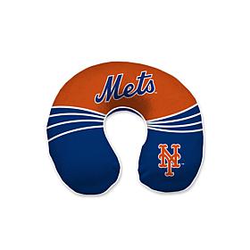 Officially Licensed MLB Memory Foam U-Neck Travel Pillow - Mets 