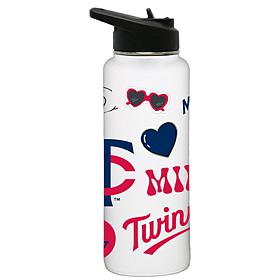 Officially-Licensed MLB Minnesota Twins 34oz Stainless Steel Tumbler