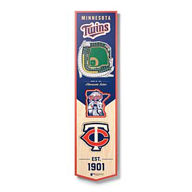 Officially Licensed MLB Minnesota Twins 3D Stadium Banner