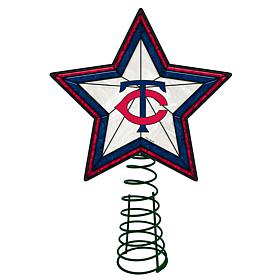 Officially Licensed MLB Mosaic Tree Topper - Twins