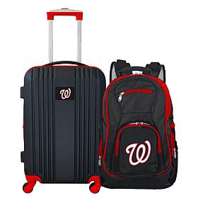 Officially Licensed MLB Nationals Premium Backpack & Carry-On