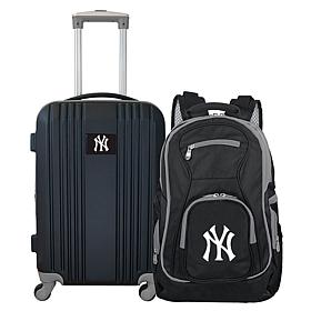 Officially Licensed MLB New York Yankees Premium Backpack & Carry-On