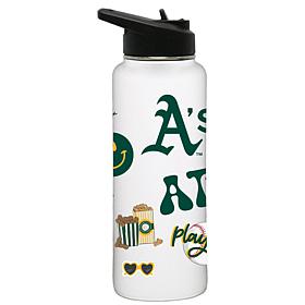 Officially-Licensed MLB Oakland Athletics 34oz Stainless Steel Tumbler