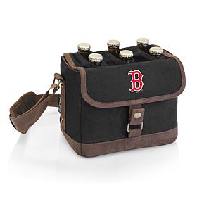 Officially Licensed MLB Red Sox Beer Caddy Cooler Tote w/ Opener