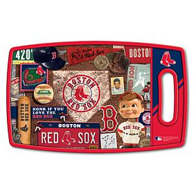 Officially Licensed MLB Retro Series Cutting Board - Boston Red Sox