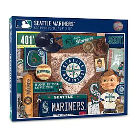 Officially Licensed MLB Seattle Mariners Retro Series 500-Piece Puzzle