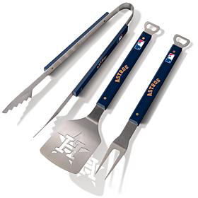 Officially Licensed MLB  Spirit Series 3pc BBQ Set - Houston Astros 