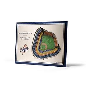 Officially Licensed MLB StadiumViews 3D Wall Art - Los Angeles Dodgers