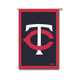 Officially Licensed MLB Team Logo House Flag - Minnesota Twins