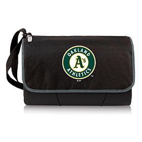 Officially Licensed MLB Tote Outdoor Picnic Blanket - Oakland