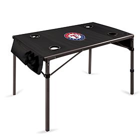 Officially Licensed MLB Travel Portable Folding
Table -
TX Rangers