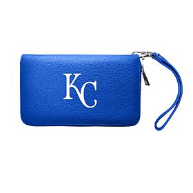Officially Licensed MLB Zip Organizer Wallet - Kansas City Royals