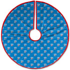 Officially Licensed NBA Christmas Tree Skirt - Oklahoma City Thunder