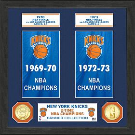 Officially Licensed NBA New York Knicks Banner Bronze Coin Photo Mint