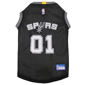 Officially Licensed NBA PetsFirst Spurs Basketball Mesh Jersey