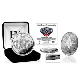 Officially Licensed NBA Silver Mint Coin - New Orleans Pelicans