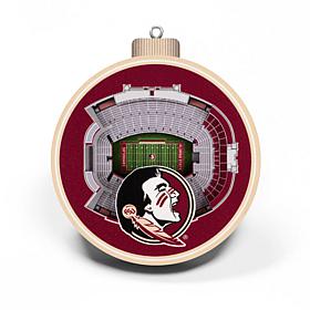 Officially Licensed NCAA 3D StadiumView Ornament 2-pack-Florida State 