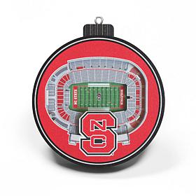 Officially Licensed NCAA 3D StadiumView Ornament 2-pack - NC. State