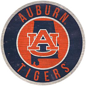 Officially Licensed NCAA Auburn 12" Wood Circle