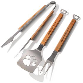 Officially-licensed NCAA Classic 3-Piece BBQ Set - Clemson Tigers 
