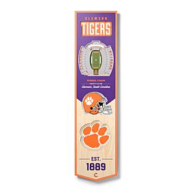 Officially Licensed NCAA Clemson Tigers 3D Stadium Banner
