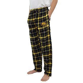 Officially Licensed NCAA Concepts Sport Men's Plaid Flannel Pant-Iowa