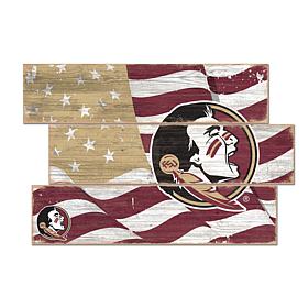 Officially Licensed NCAA Florida State Three Plank Flag