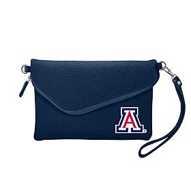 Officially Licensed NCAA Fold Over Crossbody Purse - Arizona Wildcats 