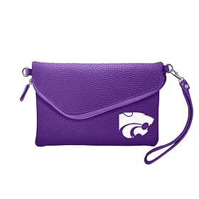 Officially Licensed NCAA Fold Over Crossbody Purse - Kansas State