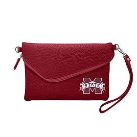 Officially Licensed NCAA Fold Over Purse - Mississippi State Bulldogs 