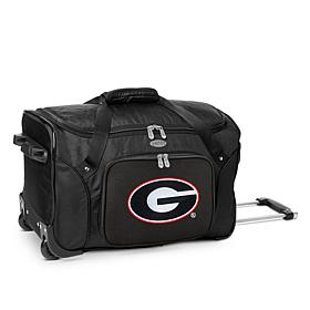Officially Licensed NCAA Georgia Bulldogs 22" Wheeled Duffel Bag