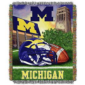 Officially Licensed NCAA Home Field Advantage Throw - Michigan