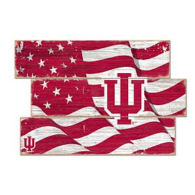 Officially Licensed NCAA Indiana Three Plank Flag