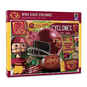 Officially Licensed NCAA Iowa State Cyclones Retro 500-Piece Puzzle