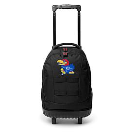Officially Licensed NCAA Kansas Jayhawks 18" Wheeled Tool Bag