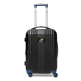 Officially Licensed NCAA Kansas Jayhawks 21" Carry-On 2-Tone Spinner
