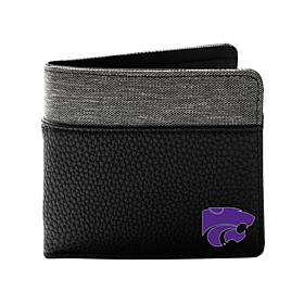 Officially Licensed NCAA Kansas State Wildcats Pebble BiFold Wallet