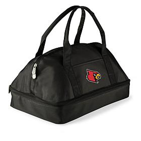Officially Licensed NCAA Louisville Cardinals Black Casserole Tote