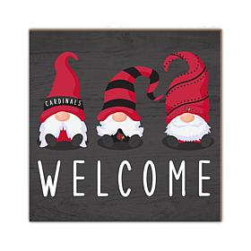 Officially Licensed NCAA Louisville Welcome Gnomes Sign