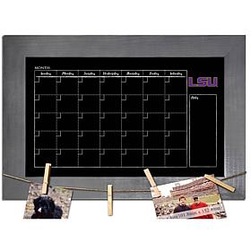 Officially Licensed NCAA LSU Monthly Chalkboard w/ Clothespins