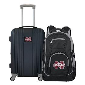 Officially Licensed NCAA MI State Bulldogs Backpack & Carry-On Set