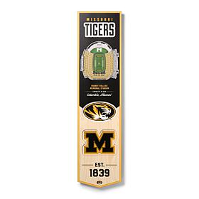 Officially Licensed NCAA Missouri Tigers 3D Stadium Banner