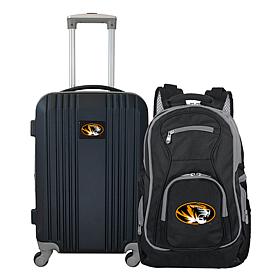Officially Licensed NCAA Missouri Tigers Backpack & Carry-On Set