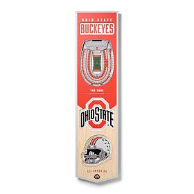 Officially Licensed NCAA Ohio State Buckeyes 3D Stadium Banner